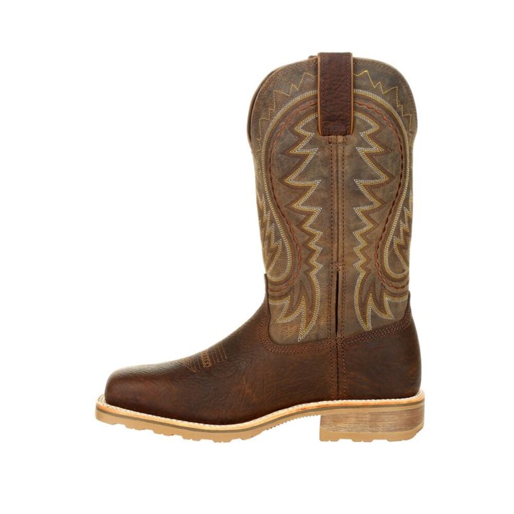 Durango Mens Maverick Pro Steel Toe Brown Boots (NWT) - Picture 3 of 5